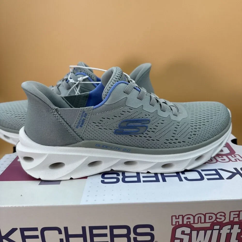 NEW SKECHERS SWIFT FIT HANDS FREE ATHLETIC SNEAKERS SHOES WOMENS 6 Gray
